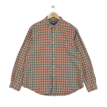 Mens Plaid Shirt Custom Fit