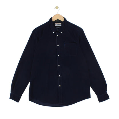 Mens Corduroy Shirt Tailored Long Sleeve Button Up
