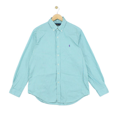 Mens Striped Shirt Button Down Classic Long Sleeve