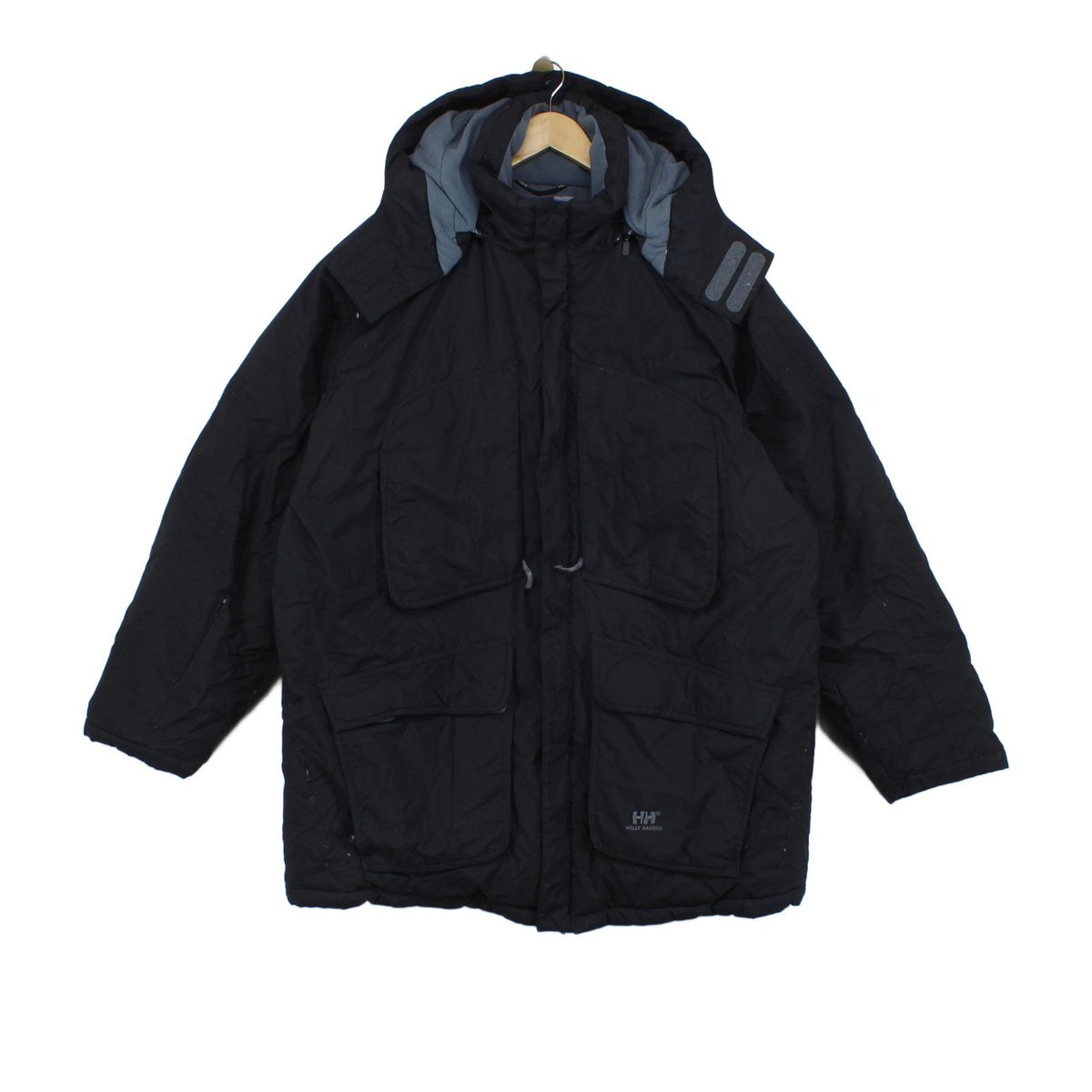 Mens Down Ski Jacket Hooded Full Zip