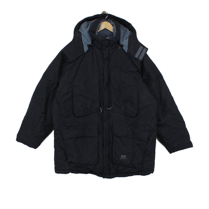 Mens Down Ski Jacket Hooded Full Zip