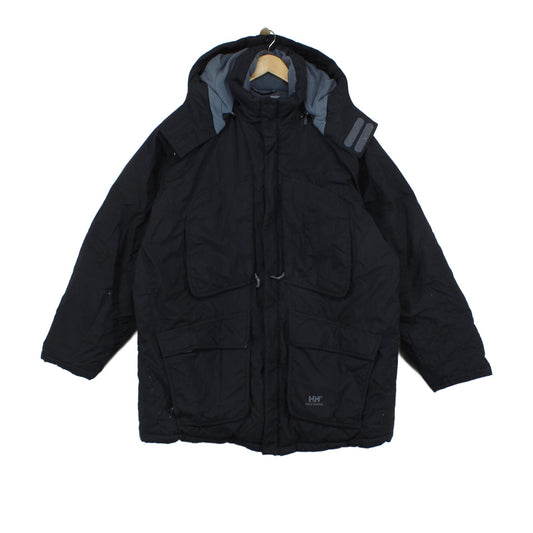 Mens Down Ski Jacket Hooded Full Zip