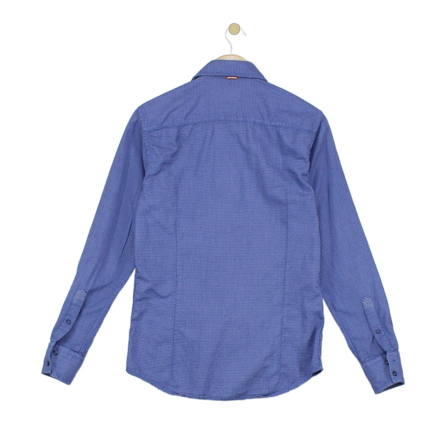 Mens Shirt Slim Fit Long Sleeve