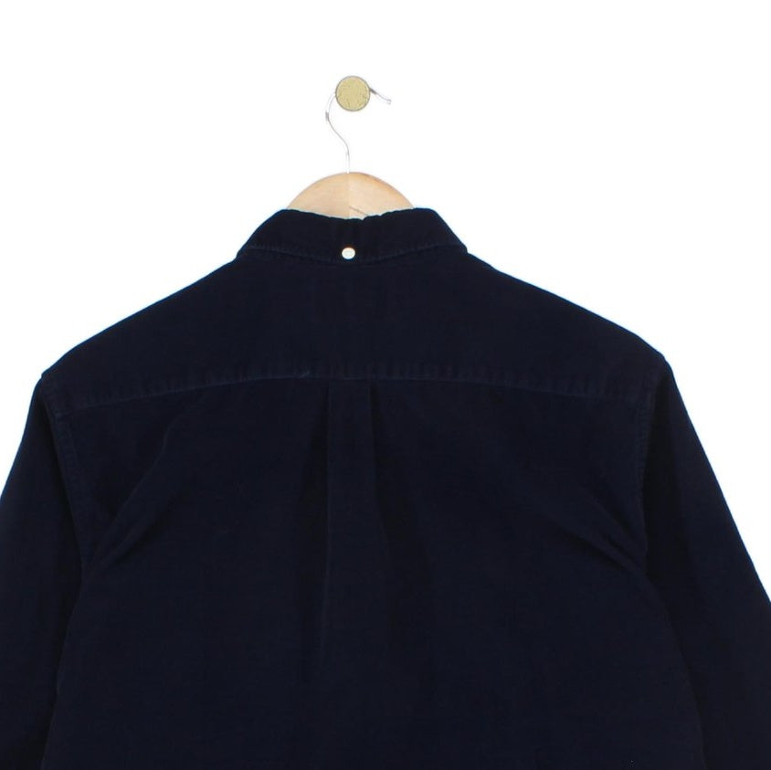 Mens Corduroy Shirt Tailored Long Sleeve Button Up