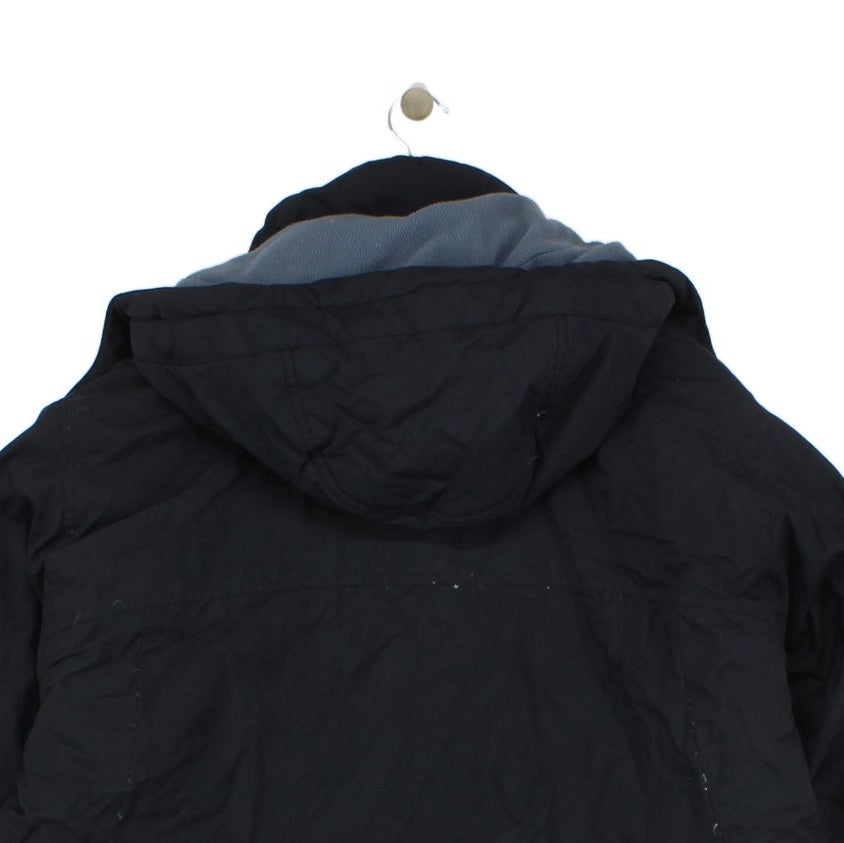Mens Down Ski Jacket Hooded Full Zip