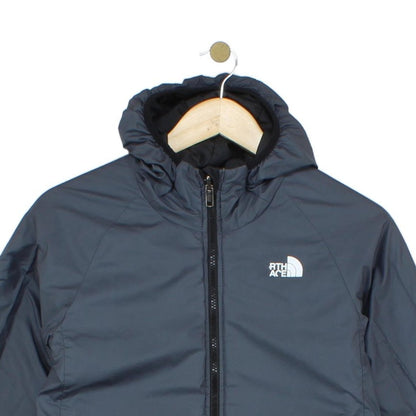 Girls Quilted Jacket Hooded Winter Reversible