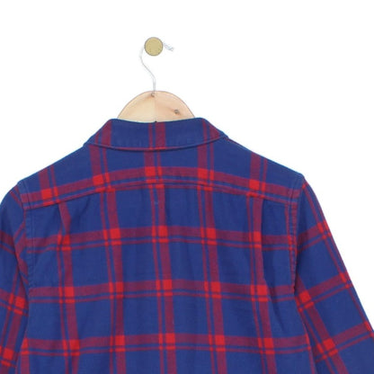 Mens Flannel Plaid Shirt Tailored Fit Long Sleeve