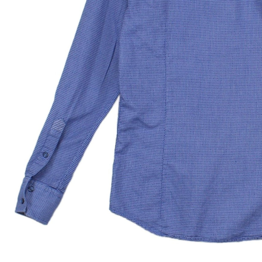 Mens Shirt Slim Fit Long Sleeve