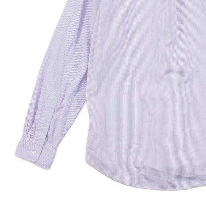 Mens Striped Shirt Custom Fit Button Down
