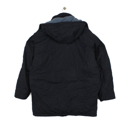 Mens Down Ski Jacket Hooded Full Zip