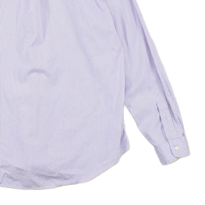 Mens Striped Shirt Custom Fit Button Down