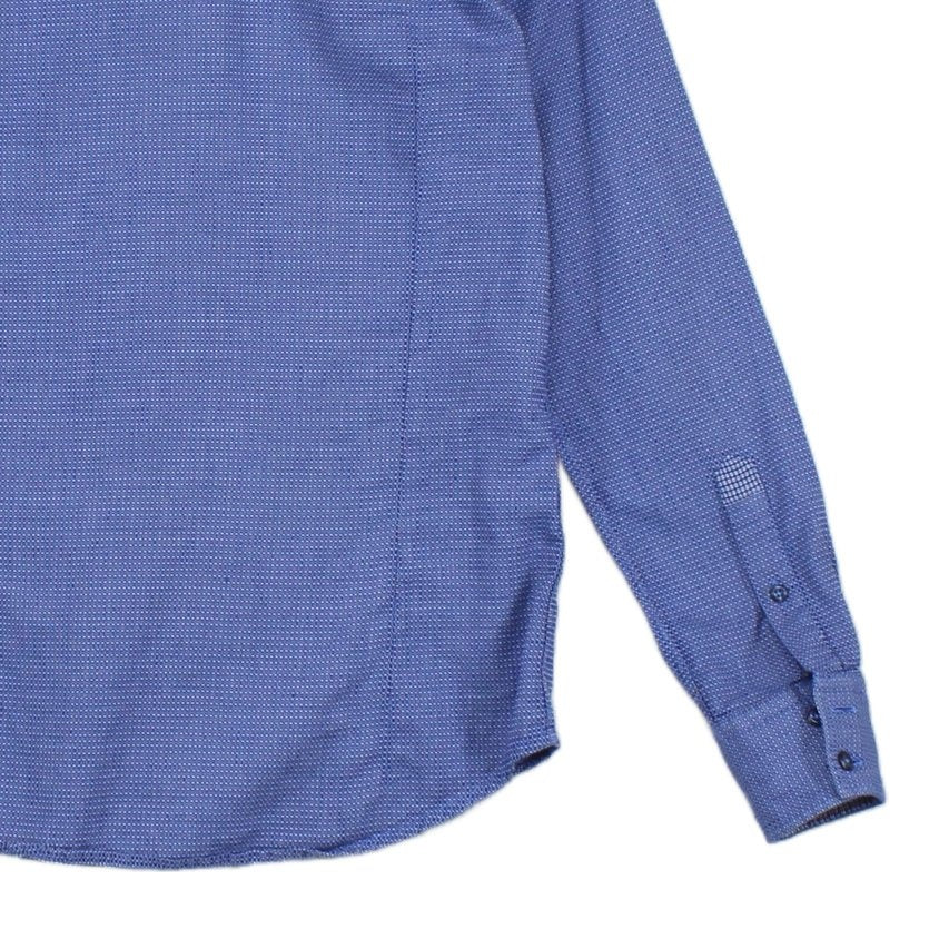 Mens Shirt Slim Fit Long Sleeve