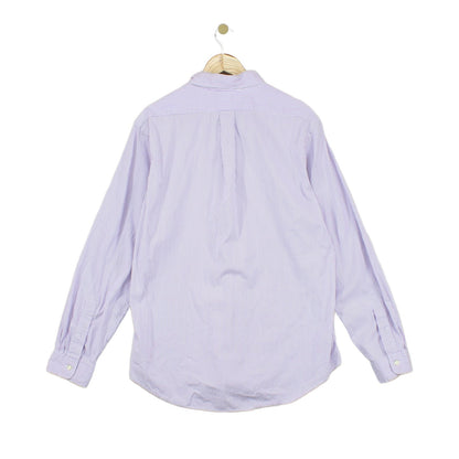 Mens Striped Shirt Custom Fit Button Down