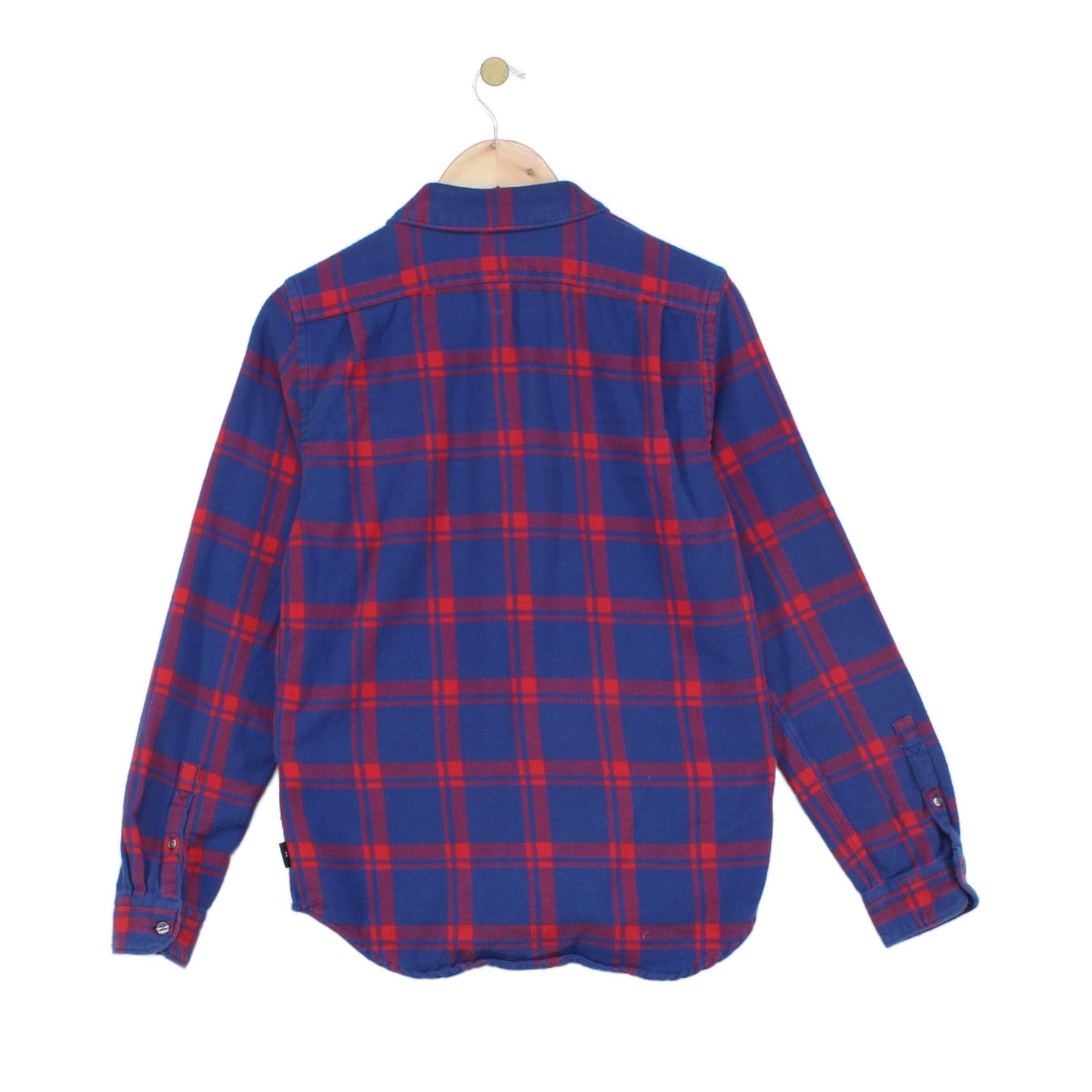 Mens Flannel Plaid Shirt Tailored Fit Long Sleeve