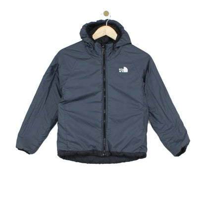 Girls Quilted Jacket Hooded Winter Reversible