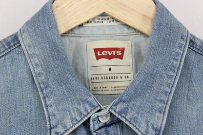 Mens Denim Shirt Button Up