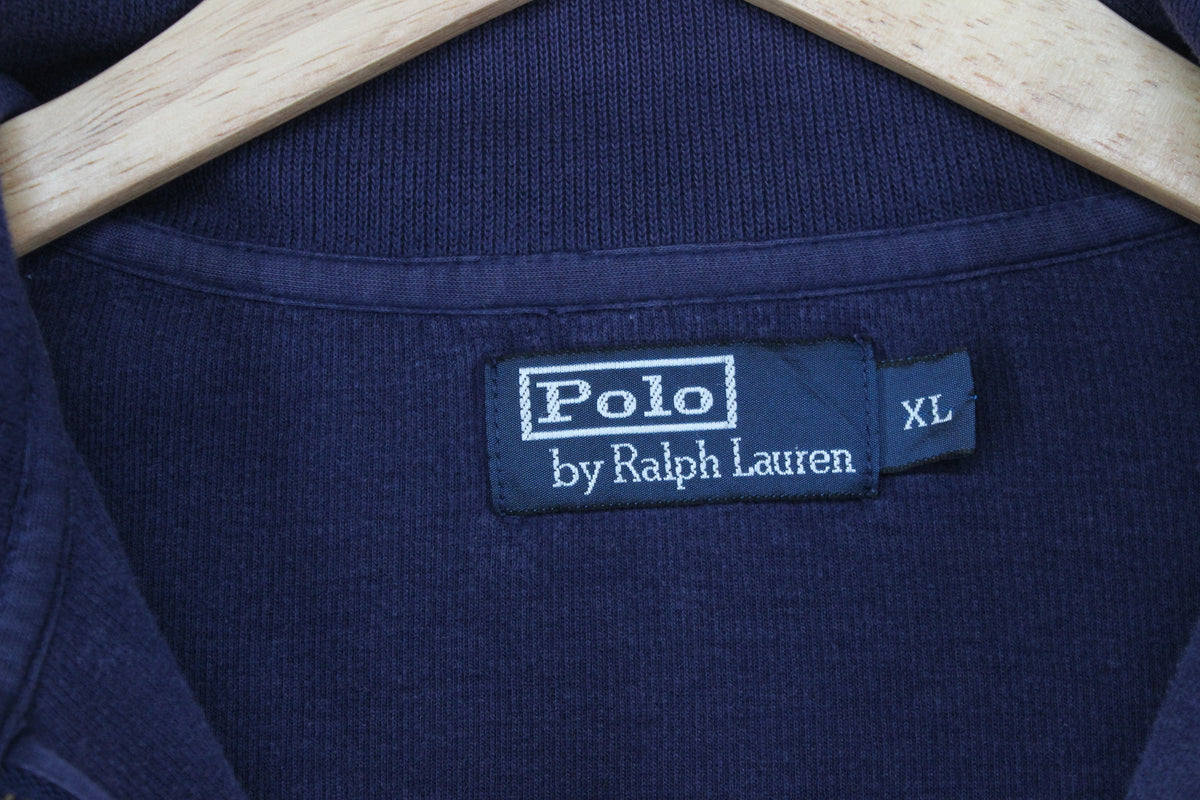 Mens 1/4 Zip Jumper Embroidered Logo