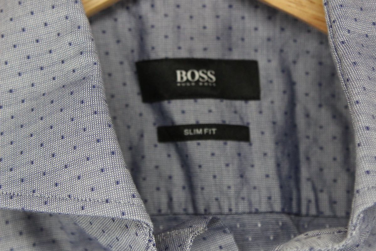 Mens Shirt Slim Fit Long Sleeve