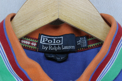 Mens Striped Polo Shirt Custom Fit