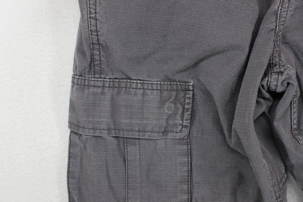 Mens Cargo Trousers Utility Drawstring Cuffs