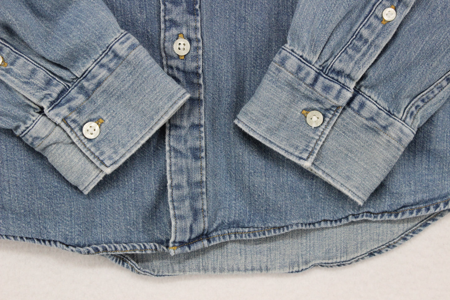 Mens Denim Shirt Button Up