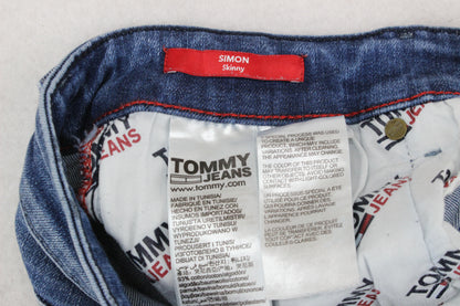 Mens Simon Skinny Jeans Stretch Denim
