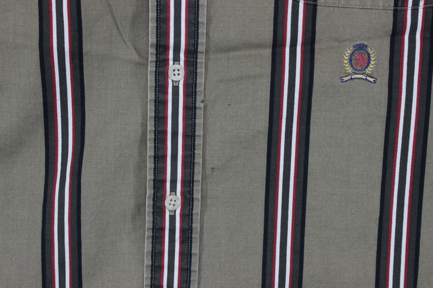 Mens Striped Shirt Button Up Long Sleeve