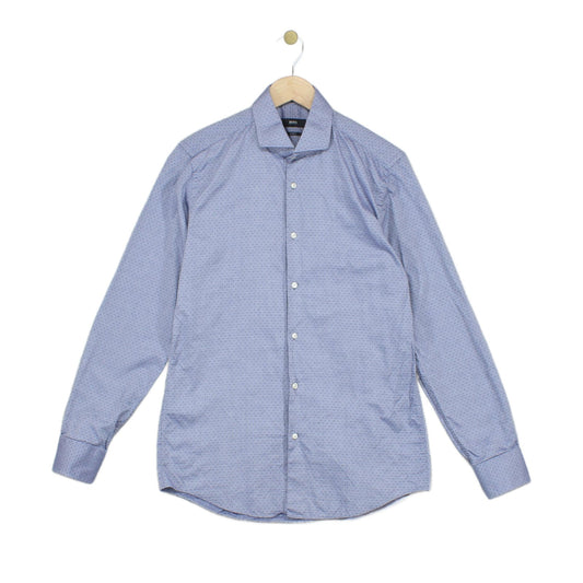 Mens Shirt Slim Fit Long Sleeve
