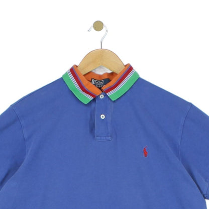 Mens Striped Polo Shirt Custom Fit