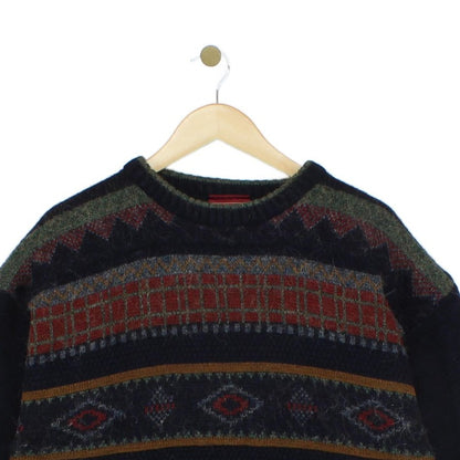 Mens Alpaca Jumper Knit Patterned Wool
