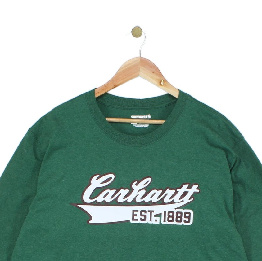 Mens T-Shirt Graphic Print Logo Relaxed Fit Crew Neck