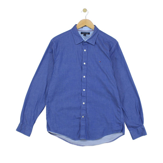 Mens Shirt Stretch Button Down Long Sleeve