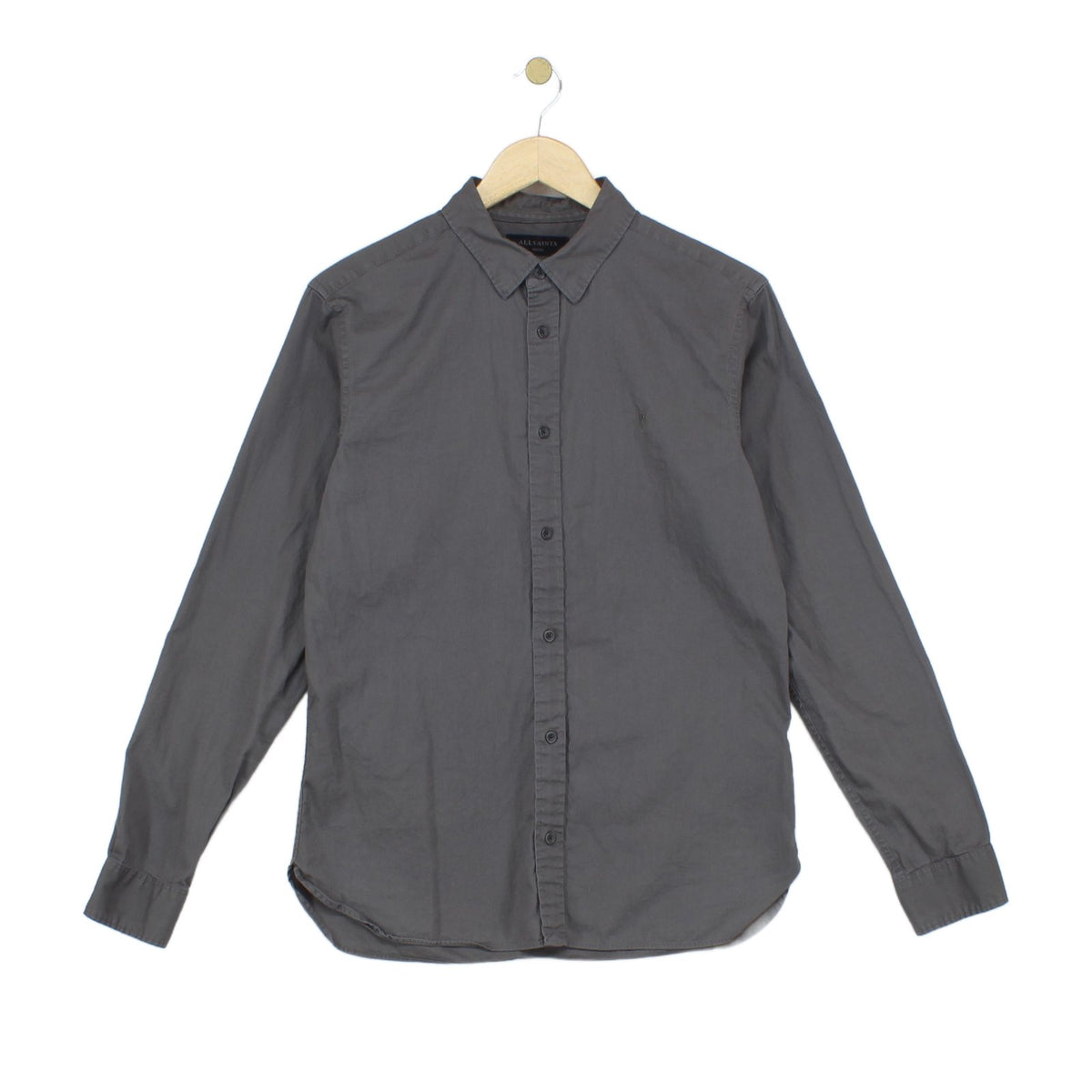 Mens Shirt Button Up Long Sleeve Cotton