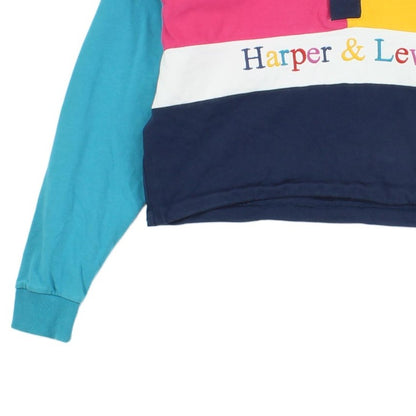 Womens Rugby Shirt Cropped Oversized