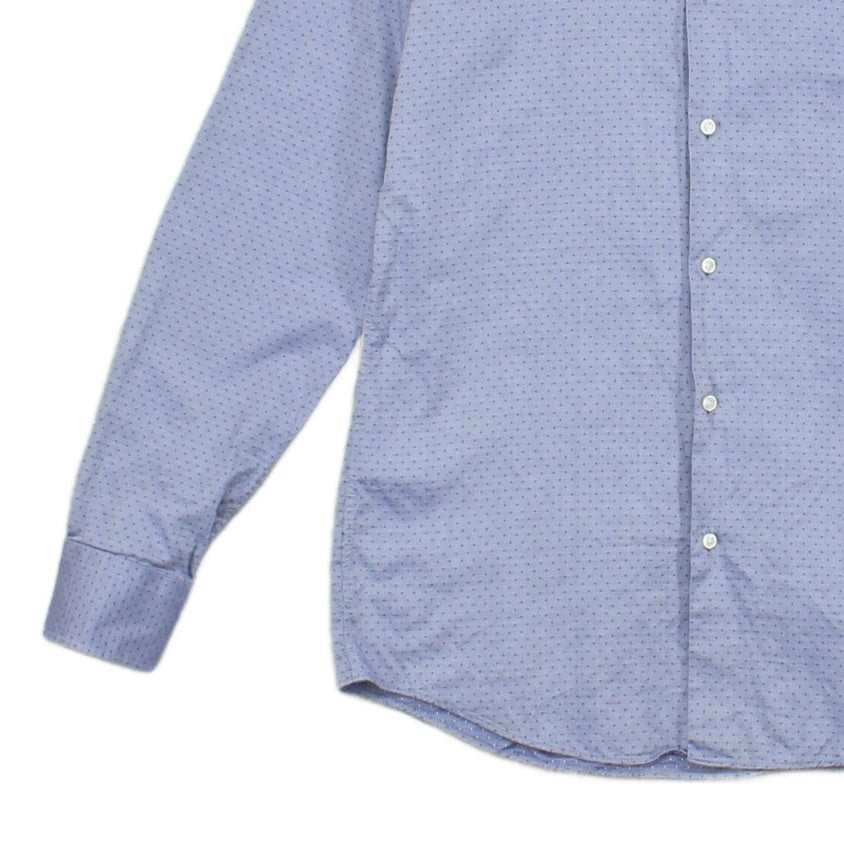 Mens Shirt Slim Fit Long Sleeve