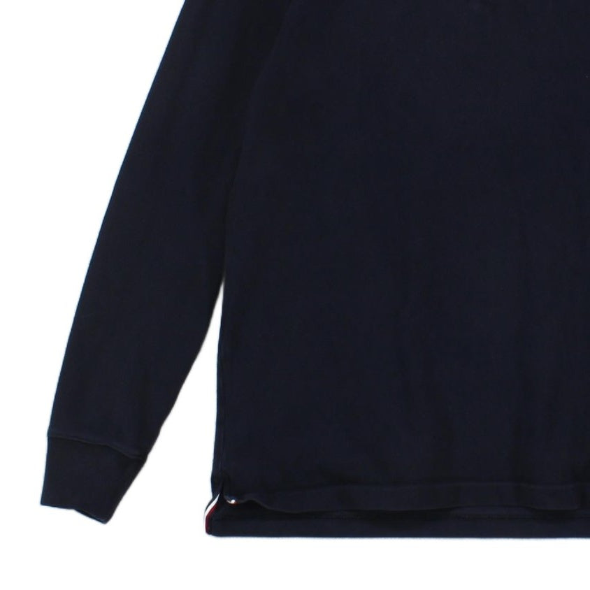Mens Rugby Polo Shirt Classic Long Sleeve