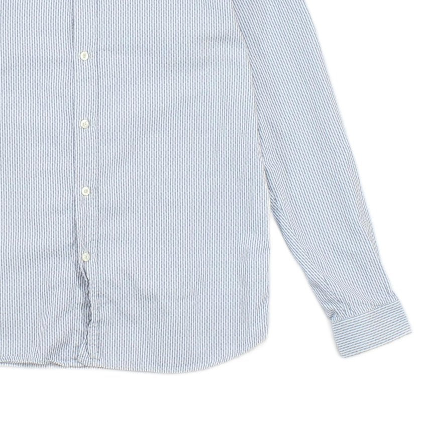 Mens Shirt Slim Fit Button Up Long Sleeve