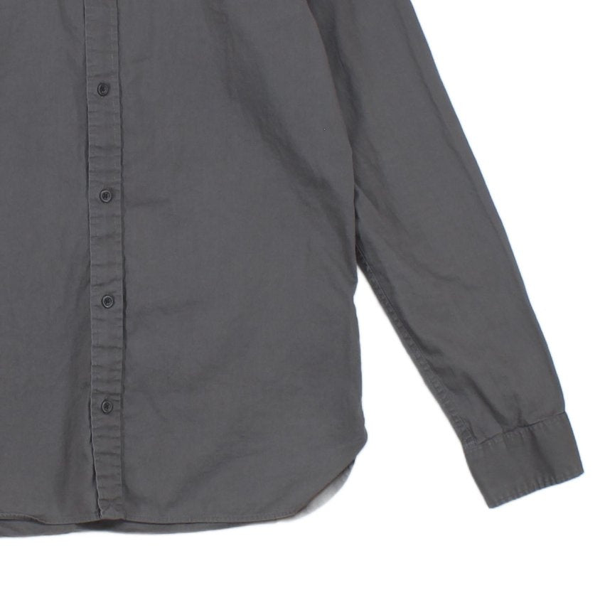 Mens Shirt Button Up Long Sleeve Cotton