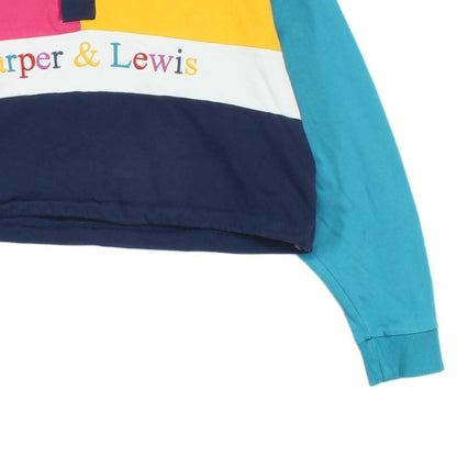 Womens Rugby Shirt Cropped Oversized