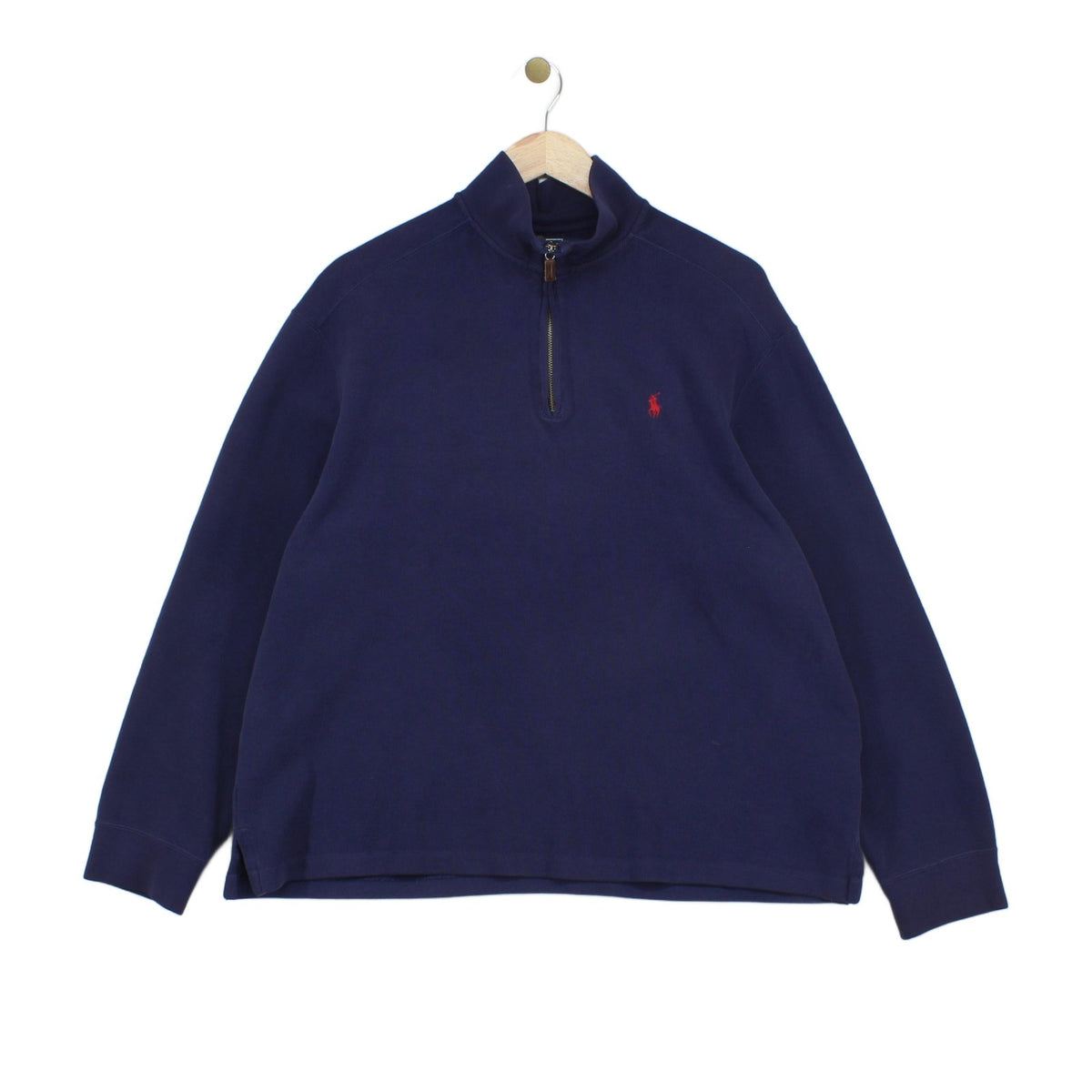 Mens 1/4 Zip Jumper Embroidered Logo