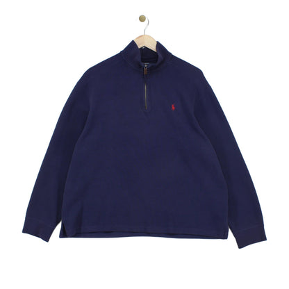 Mens 1/4 Zip Jumper Embroidered Logo