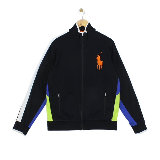 Mens Sweatshirt Sport Full Zip Big Pony