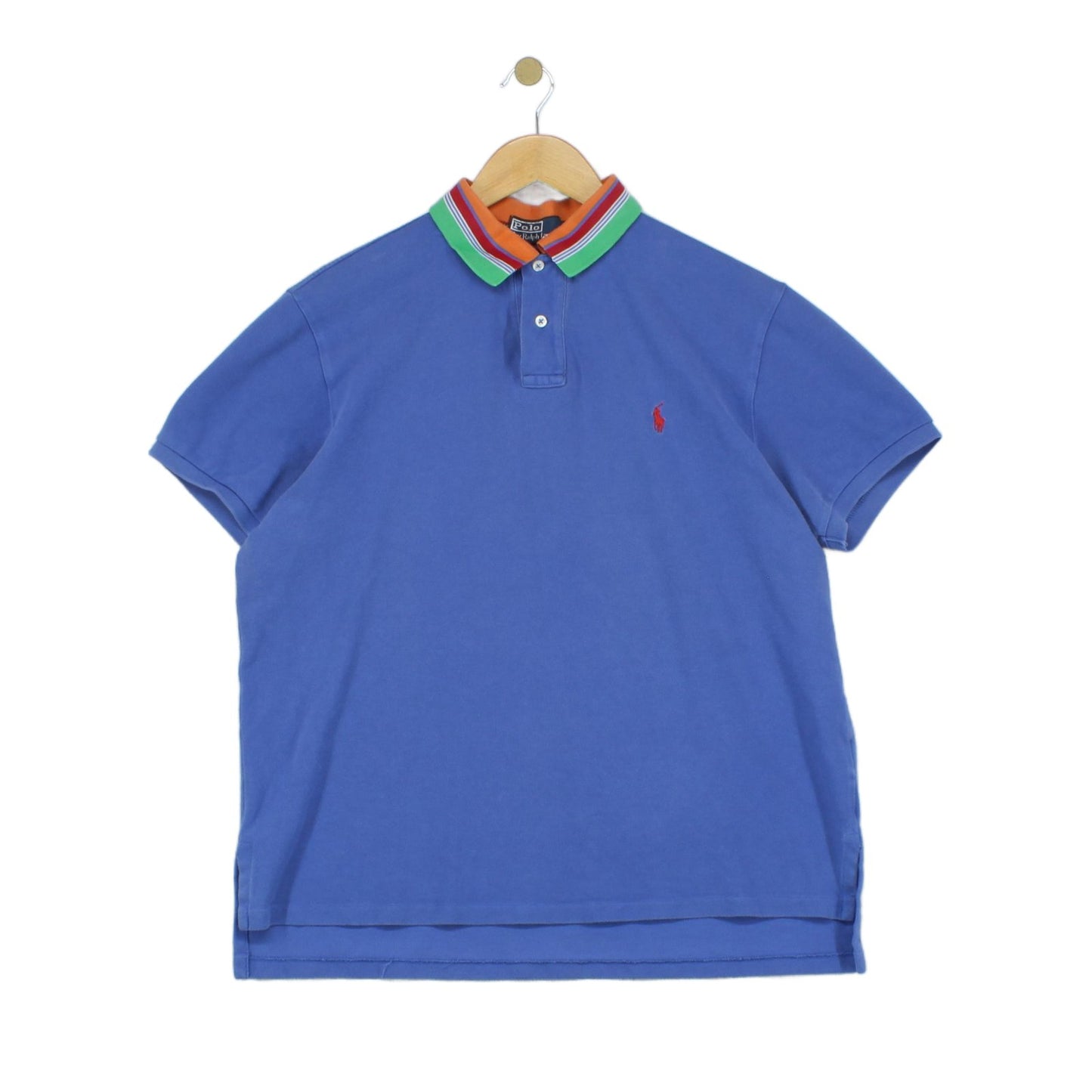 Mens Striped Polo Shirt Custom Fit
