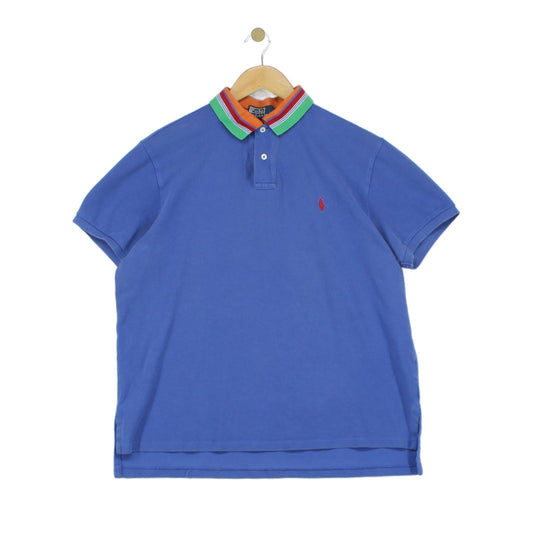 Mens Striped Polo Shirt Custom Fit