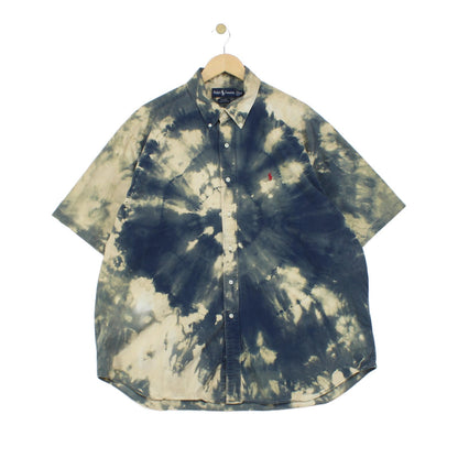 Mens Tie-Dye Shirt Short Sleeve