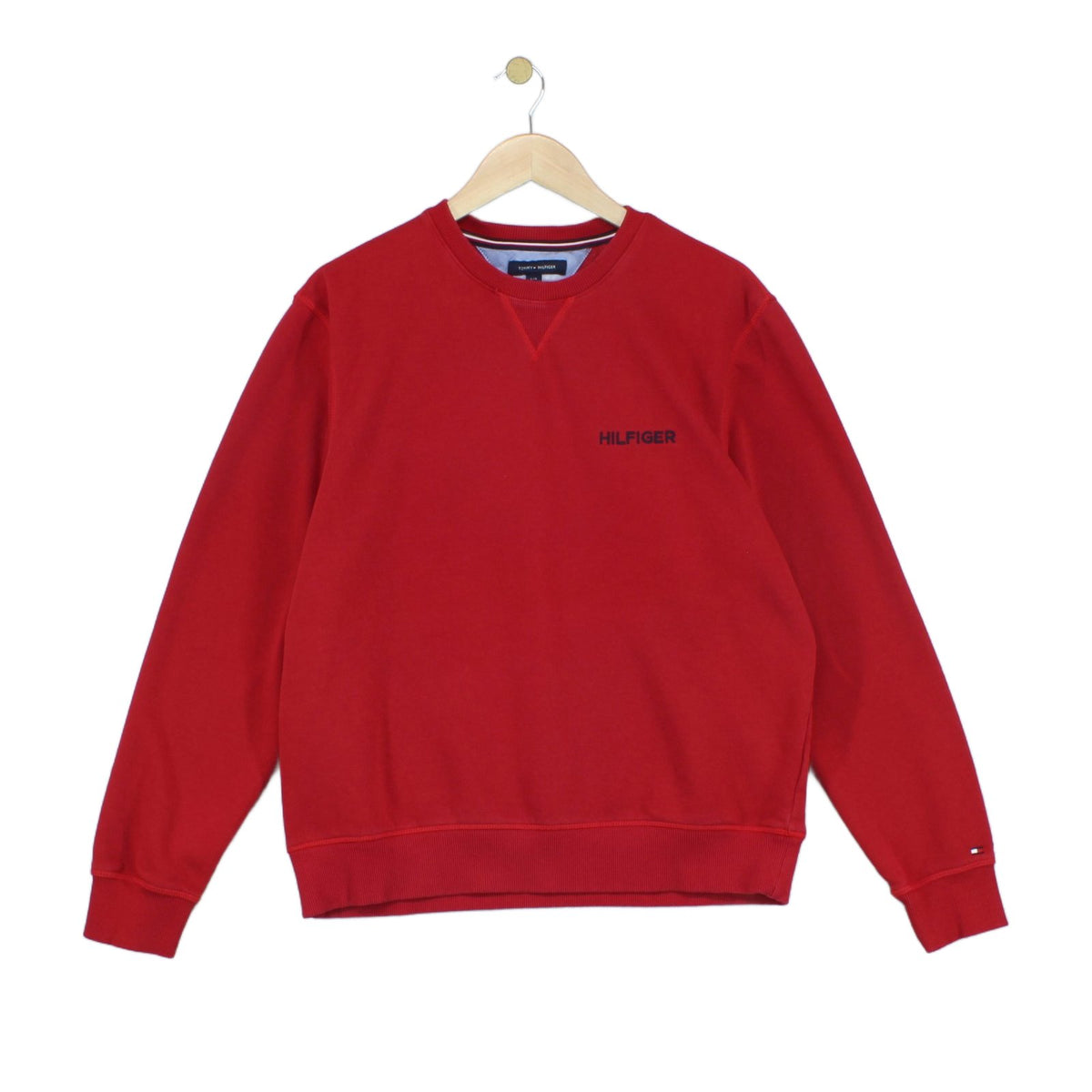 Mens Sweatshirt Pullover Logo Crew Neck