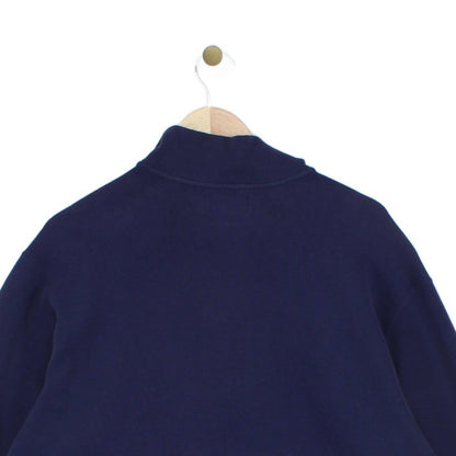 Mens 1/4 Zip Jumper Embroidered Logo