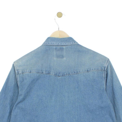 Mens Denim Shirt Button Up