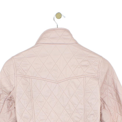 Womens Quilted Jacket Belted Full Zip