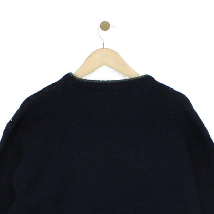 Mens Alpaca Jumper Knit Patterned Wool